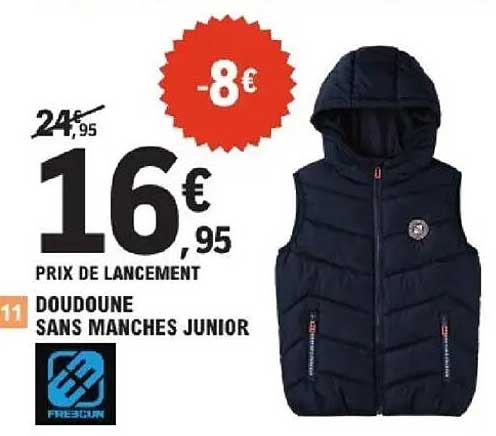 DOUDOUNE SANS MANCHES JUNIOR