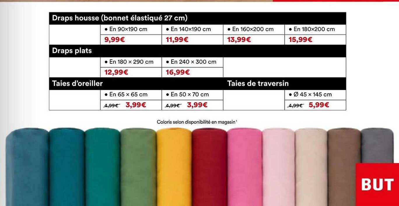 Draps housse (bonnet élastiqué 27 cm)