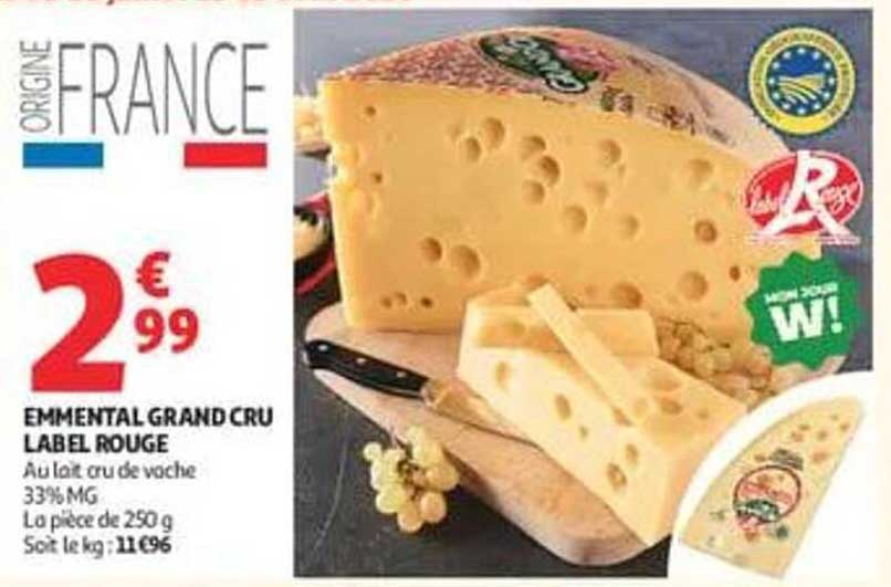 EMMENTAL GRAND CRU LABEL ROUGE