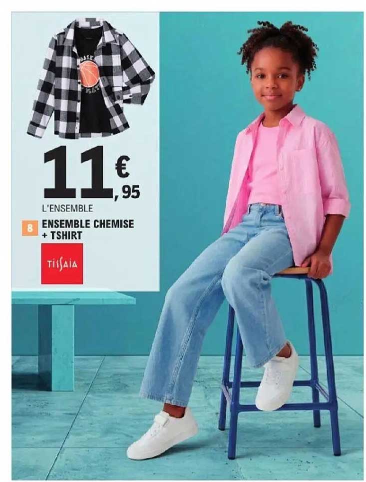 ENSEMBLE CHEMISE + TSHIRT