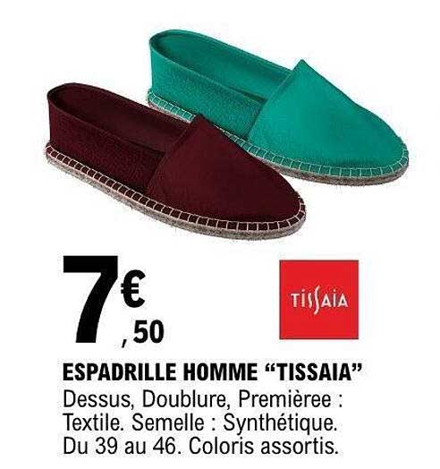 ESPADRILLE HOMME “TISSAIA”