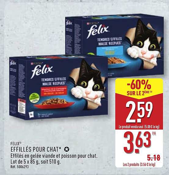 FELIX® EFFILÉS POUR CHAT*