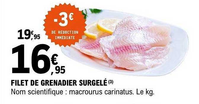 FILET DE GRENADIER SURGELÉ (3)