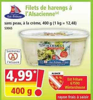Filets de harengs à l’Alsacienne(a)
