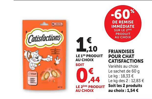 FRIANDISES POUR CHAT CATISFACTIONS