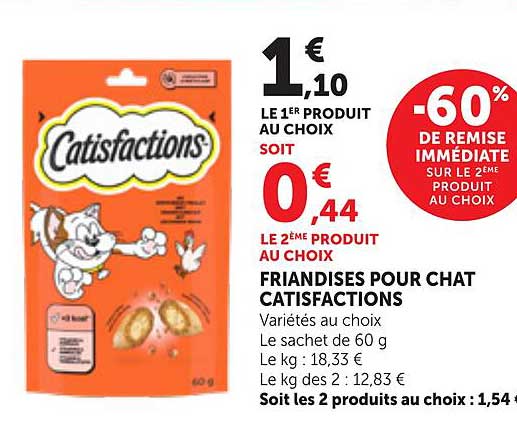 FRIANDISES POUR CHAT CATISFACTIONS