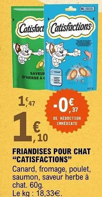 FRIANDISES POUR CHAT "CATISFACTIONS"