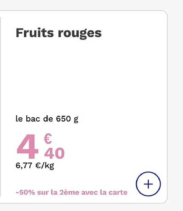 Fruits rouges
