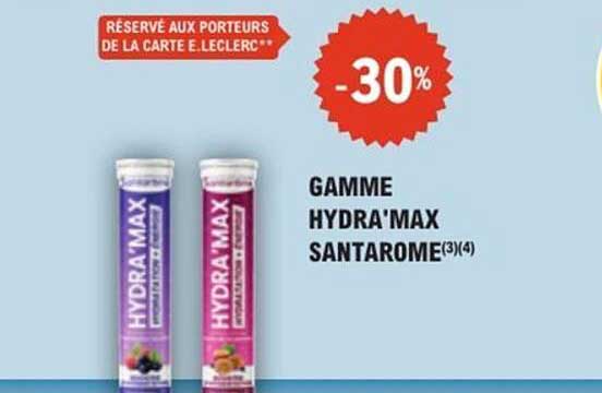 GAMME HYDRA'MAX SANTAROME