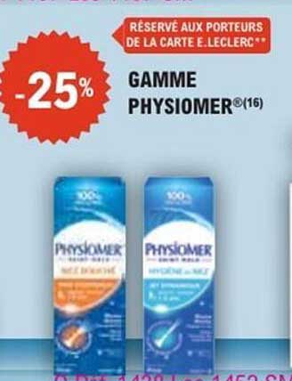GAMME PHYSIOMER®