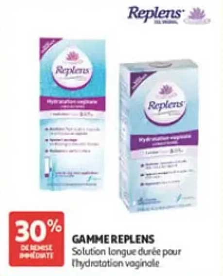 GAMME REPLENS Solution longue durée pour l'hydratation vaginale