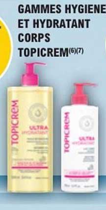GAMMES HYGIENE ET HYDRATANT CORPS TOPICREM