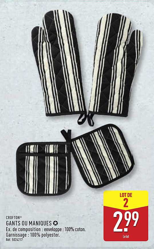GANTS OU MANIQUES