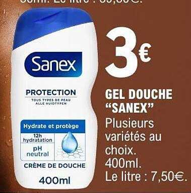 GEL DOUCHE “SANEX”