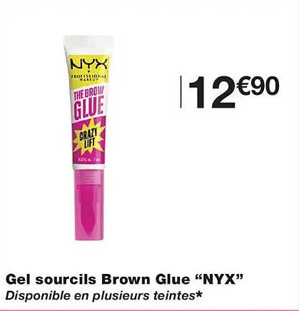 Gel sourcils Brown Glue “NYX”