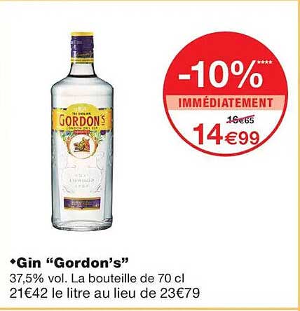 Gin “Gordon’s”