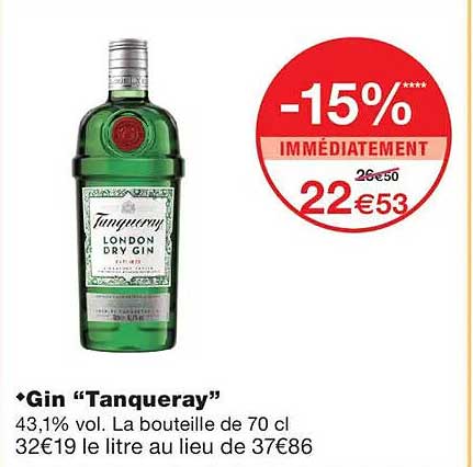 Gin “Tanqueray”