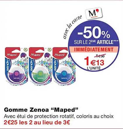 Gomme Zenoa “Maped”