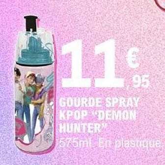 GOURDE SPRAY KPOP « DEMON HUNTER »