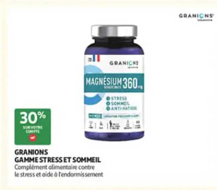 GRANIONS GAMME STRESS ET SOMMEIL