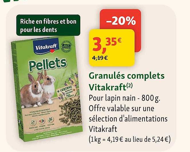 Granulés complets Vitakraft