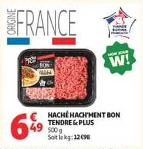 HACHÉ HACH'MENT BON TENDRE & PLUS
