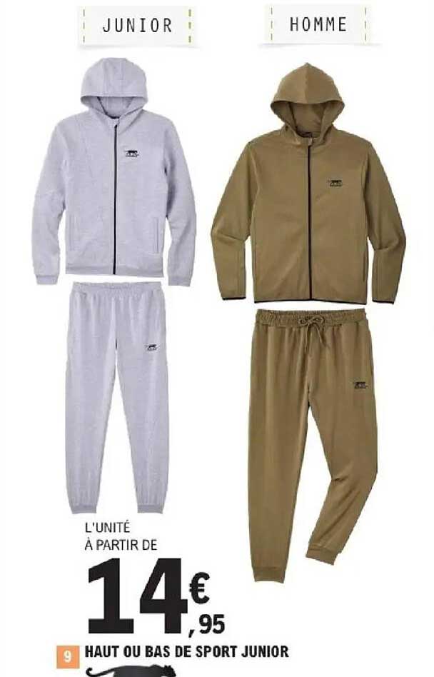 HAUT OU BAS DE SPORT JUNIOR
