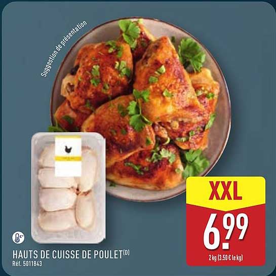 HAUTS DE CUISSE DE POULET
