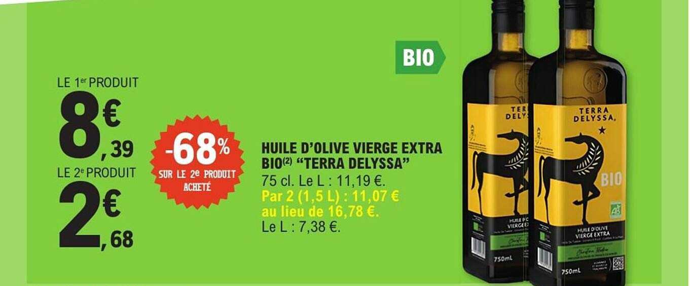 HUILE D’OLIVE VIERGE EXTRA BIO “TERRA DELYSSA”