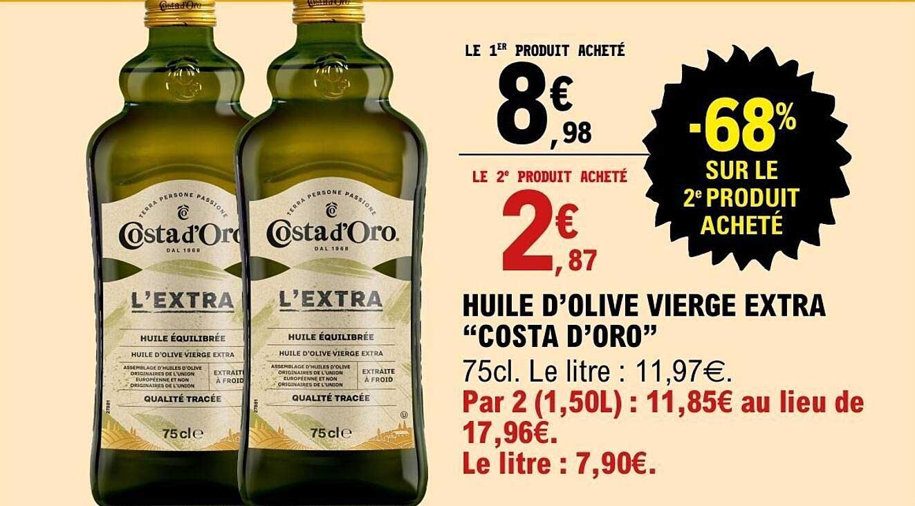HUILE D’OLIVE VIERGE EXTRA “COSTA D’ORO”