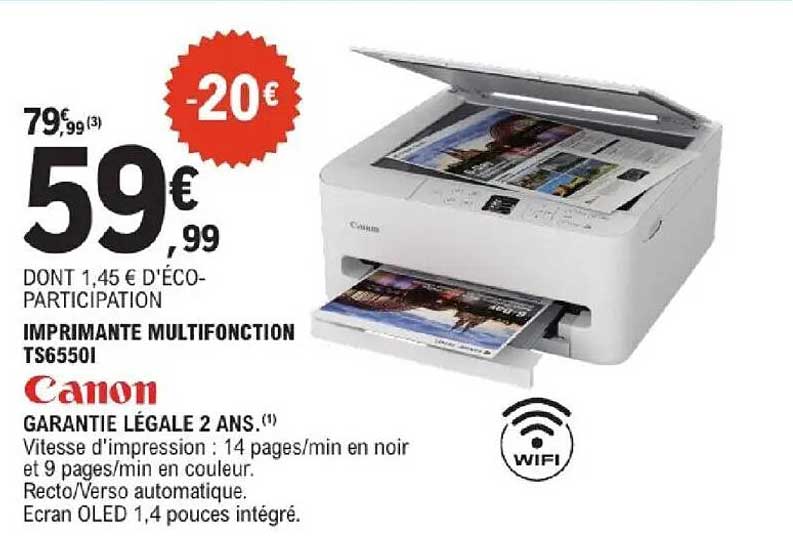 IMPRIMANTE MULTIFONCTION TS6550I