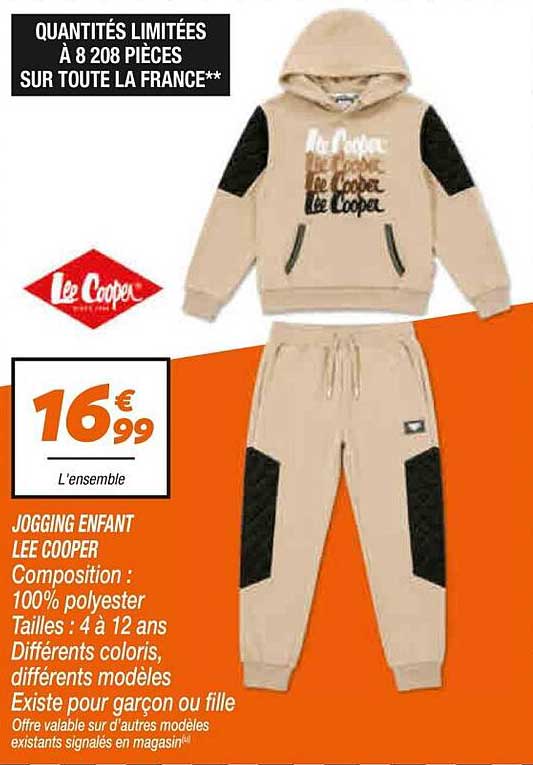 JOGGING ENFANT LEE COOPER