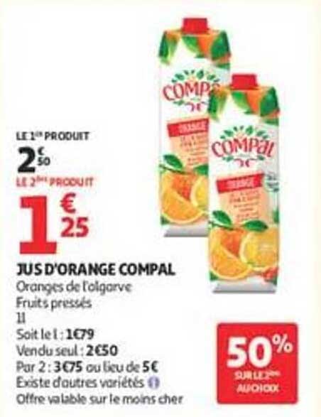 JUS D'ORANGE COMPAL