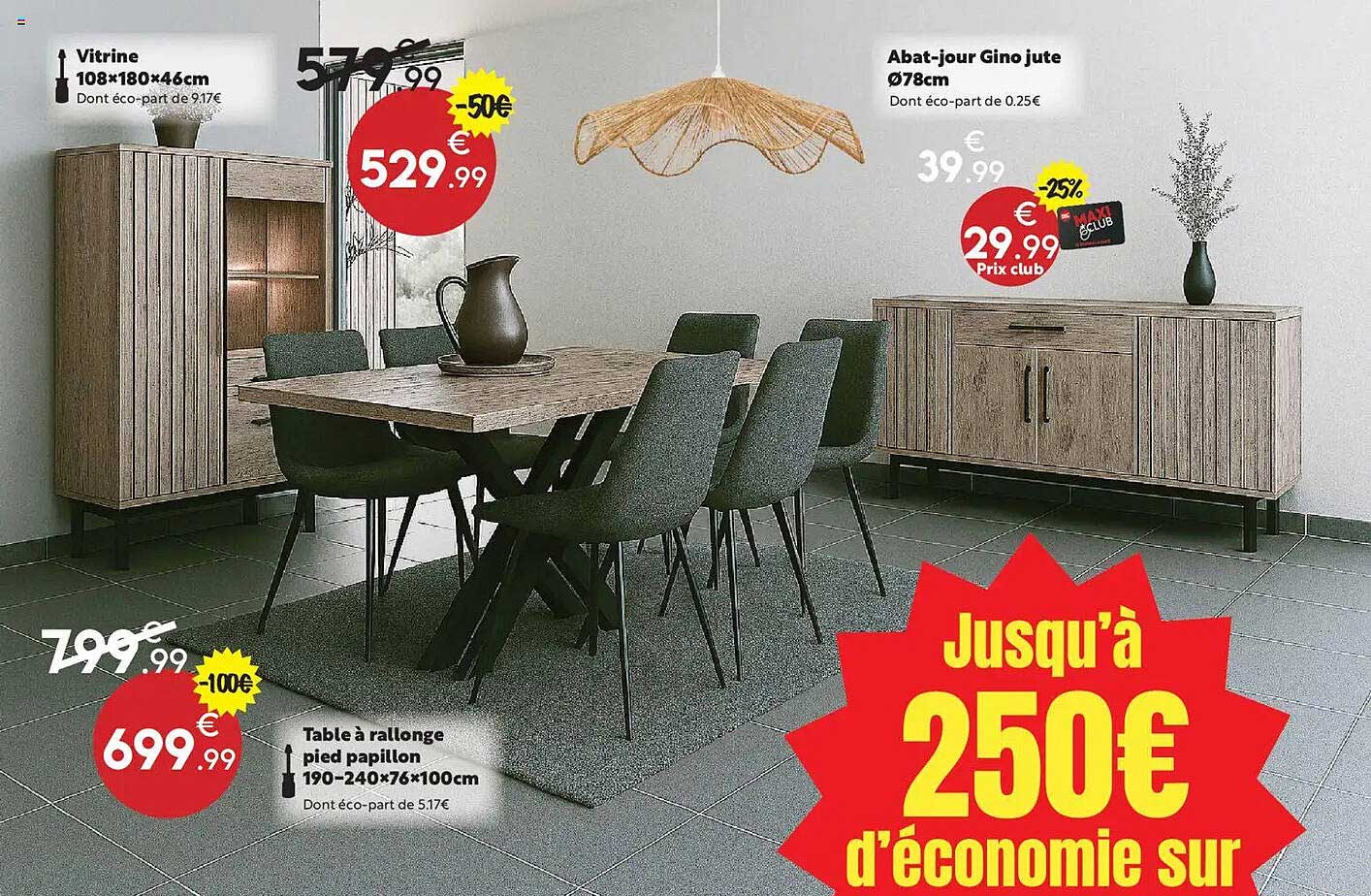 Jusqu'à 250€ d'économie sur