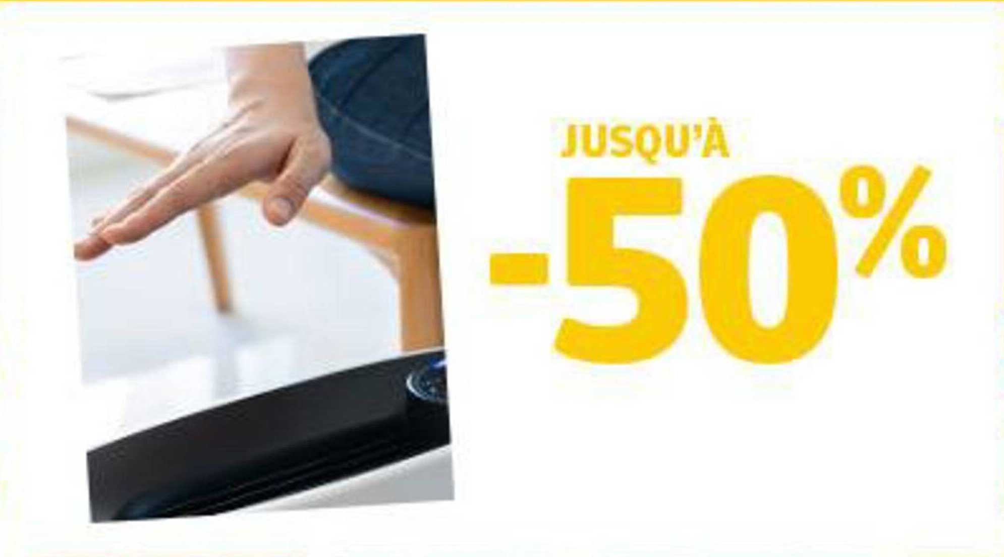 JUSQU'À -50%