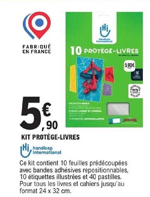 KIT PROTÈGE-LIVRES