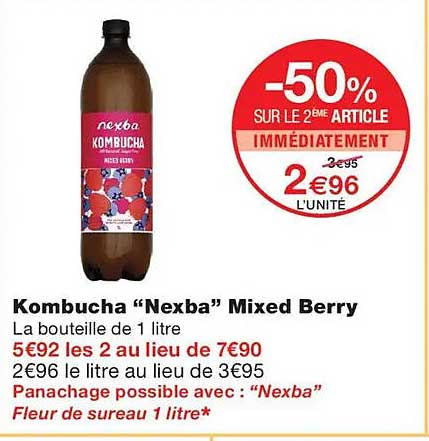 Kombucha “Nexba” Mixed Berry