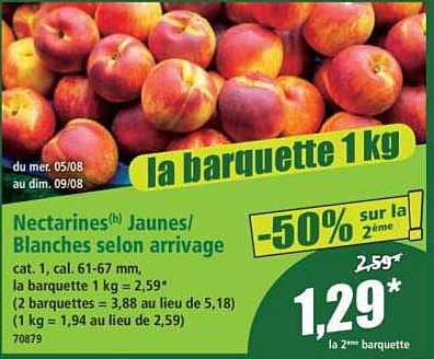 la barquette 1 kg!