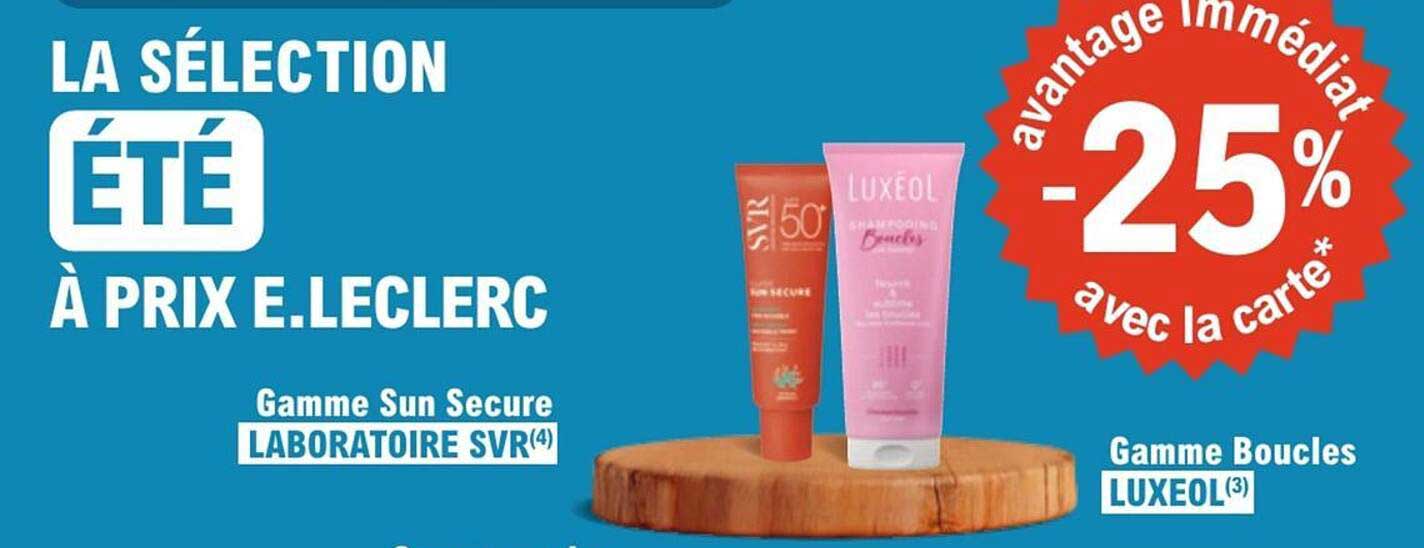 LA SÉLECTION ÉTÉ À PRIX E.LECLERC