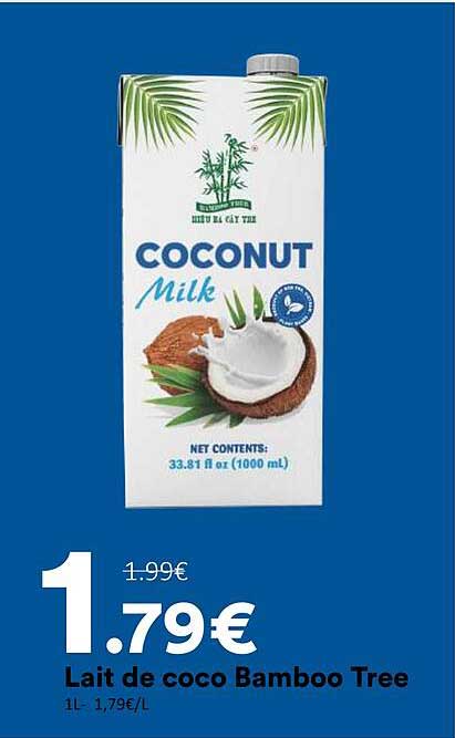 Lait de coco Bamboo Tree