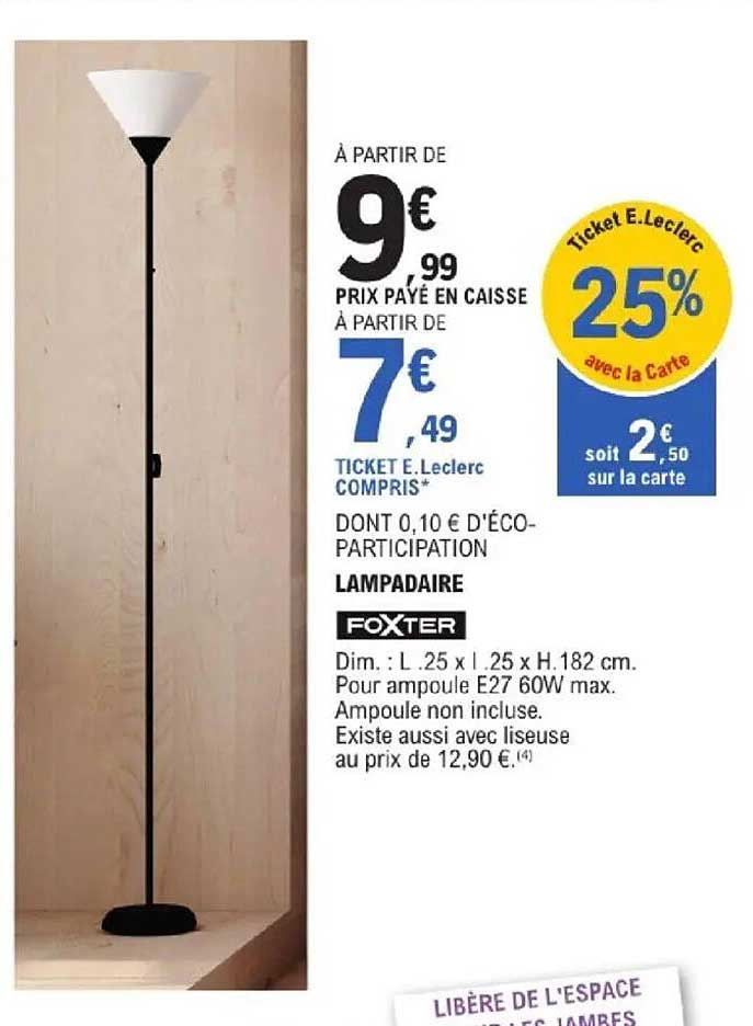 LAMPADAIRE FOXTER