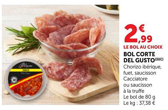 LE BOL AU CHOIX BOL CORTE DEL GUSTO(3)(C)