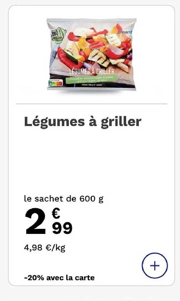 Légumes à griller