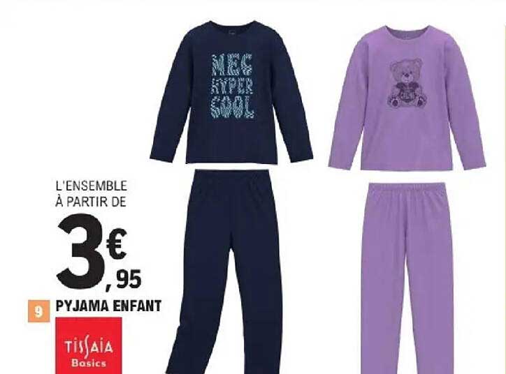 L'ENSEMBLE À PARTIR DE 3€95