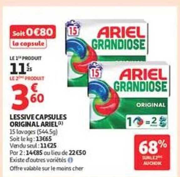 LESSIVE CAPSULES ORIGINAL ARIEL®