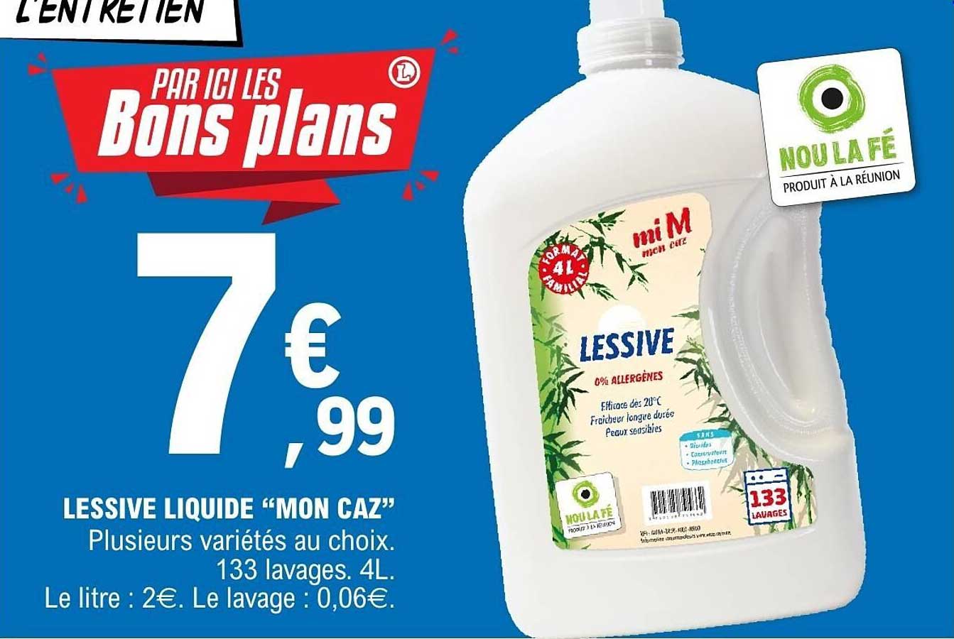LESSIVE LIQUIDE “MON CAZ”