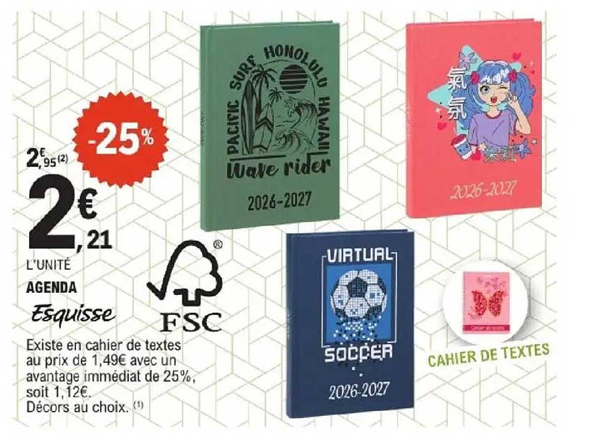 L'UNITÉ AGENDA Esquisse