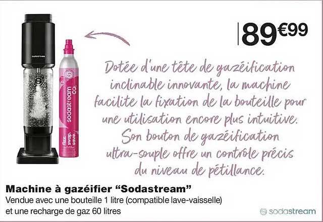 Machine à gazéifier “Sodastream”