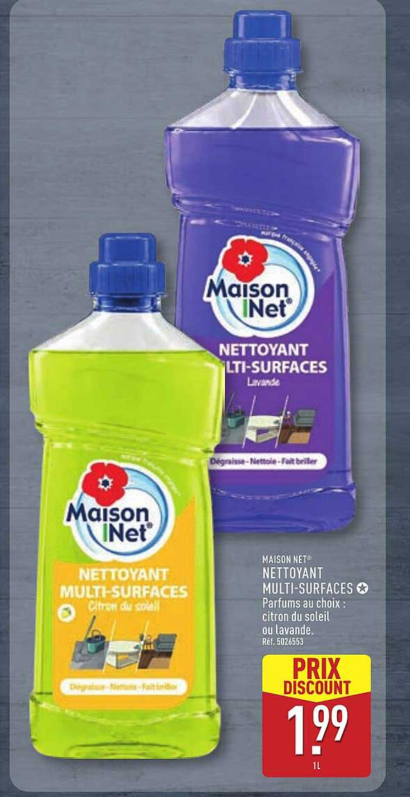 MAISON NET® NETTOYANT MULTI-SURFACES