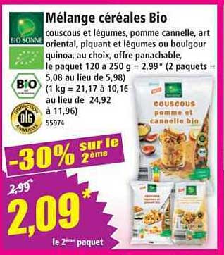 Mélange céréales Bio